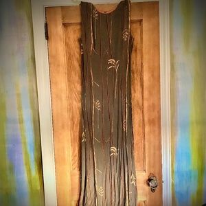 Elegant Vintage Midi Dress by Chava Sleeveless Size 10